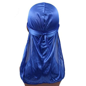 Blue Satin Durag