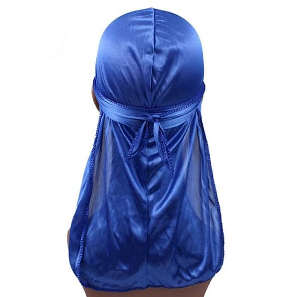 Blue Satin Durag