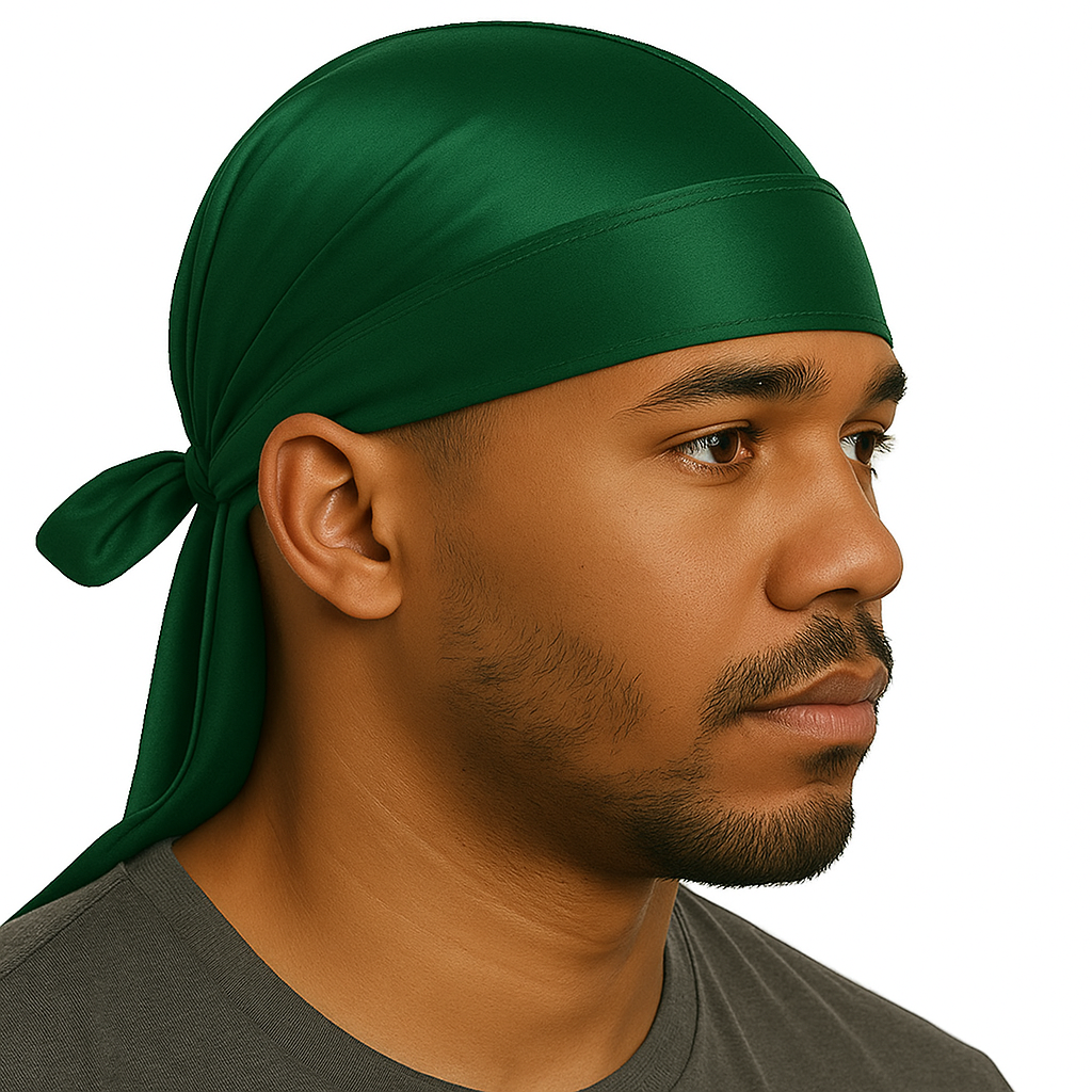 Green Silky Durag