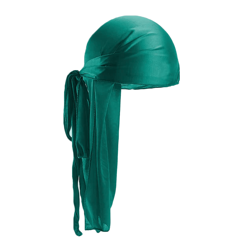 Kids Green Silky Durag