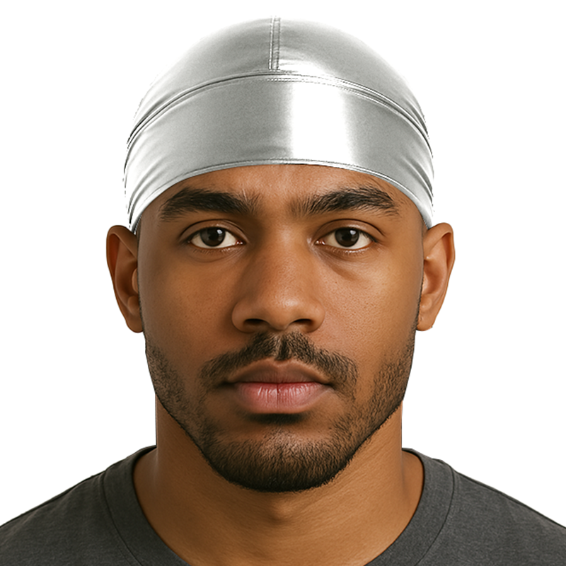 Grey Silky Durag
