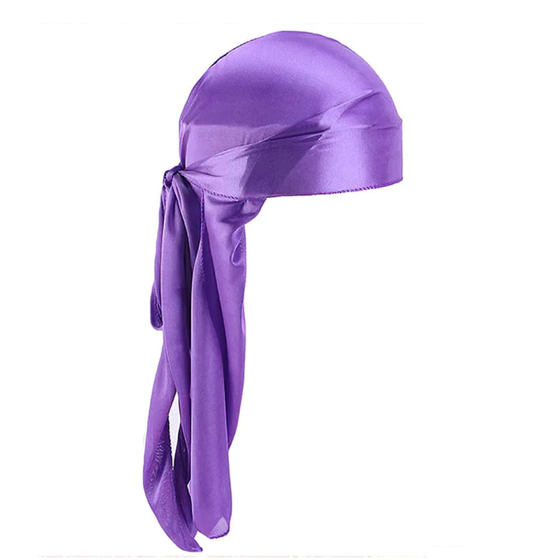 Kids Purple Silky Durag