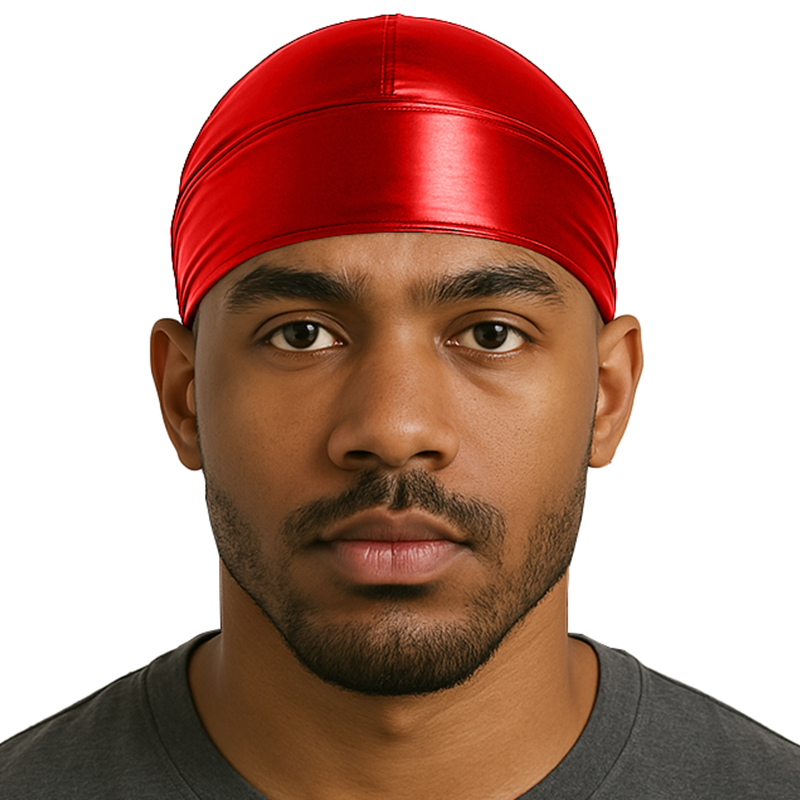 Red Silky Durag