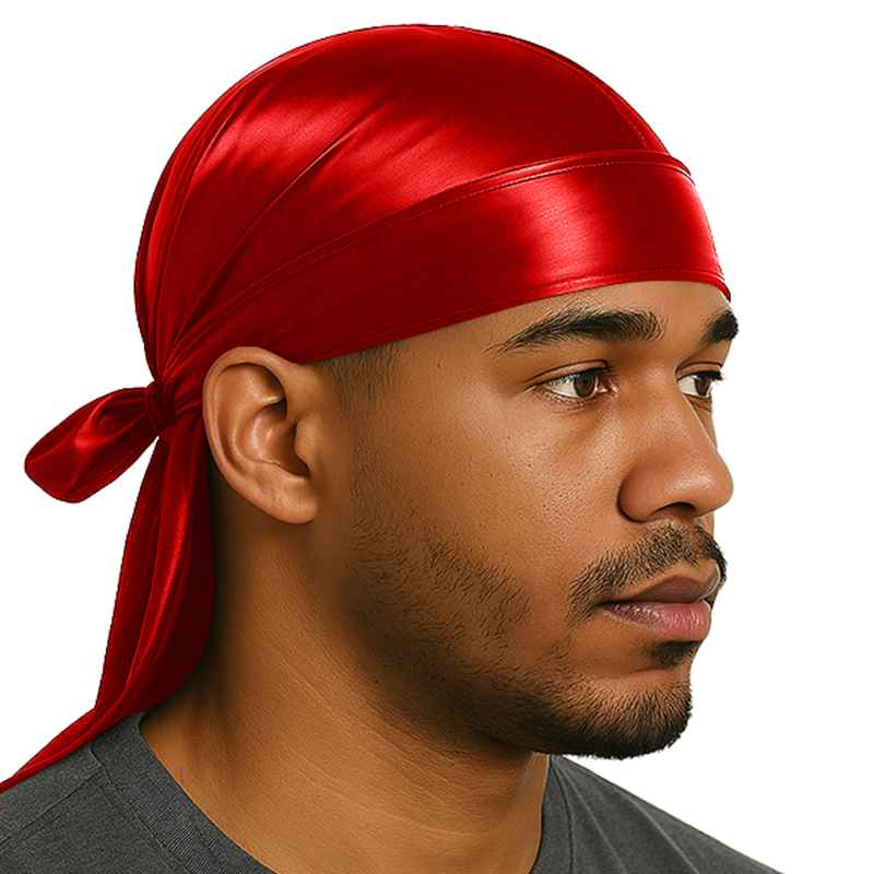 Red Silky Durag