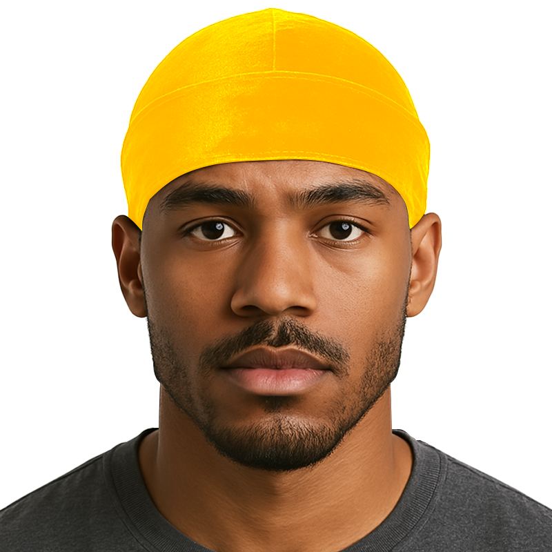 Yellow Velvet Durag