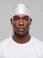 White Silky Durag