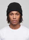 Black Satin Lined Beanie