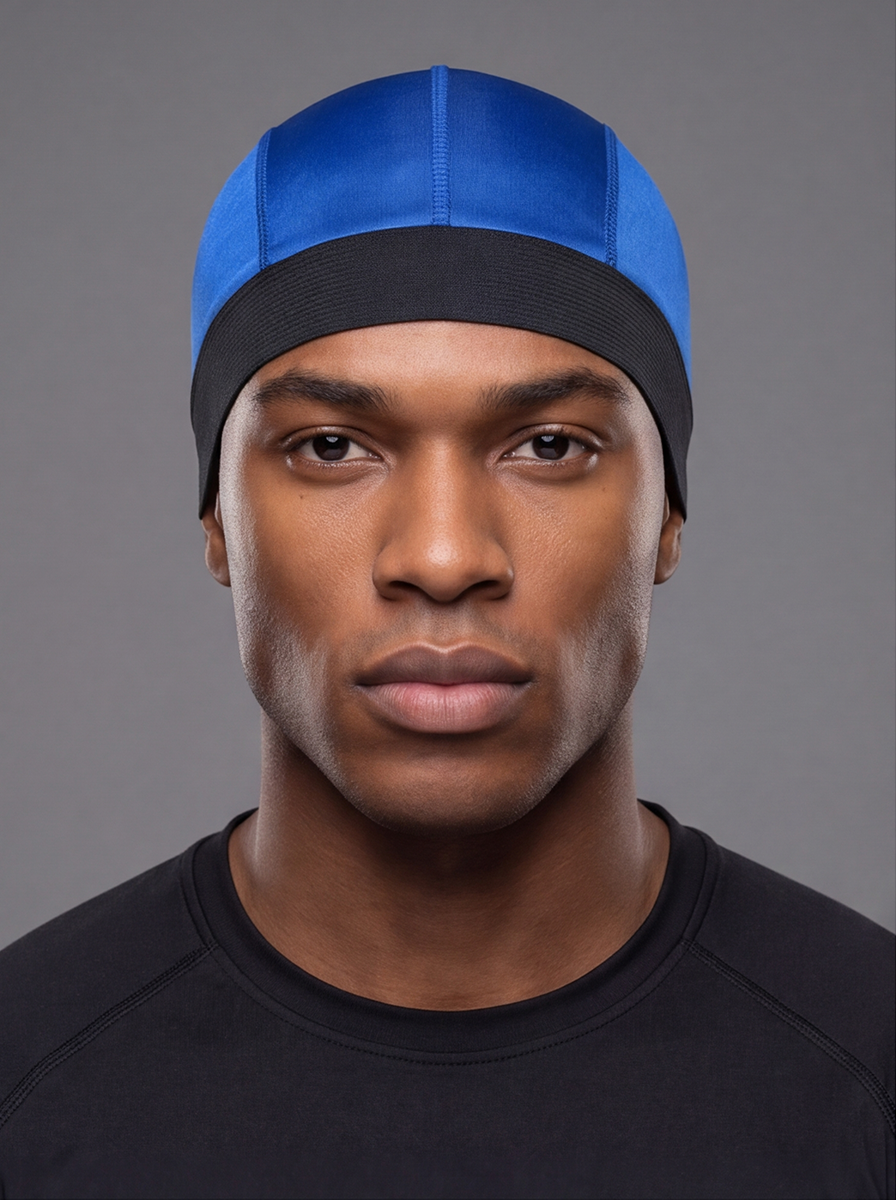 Blue Skull Cap