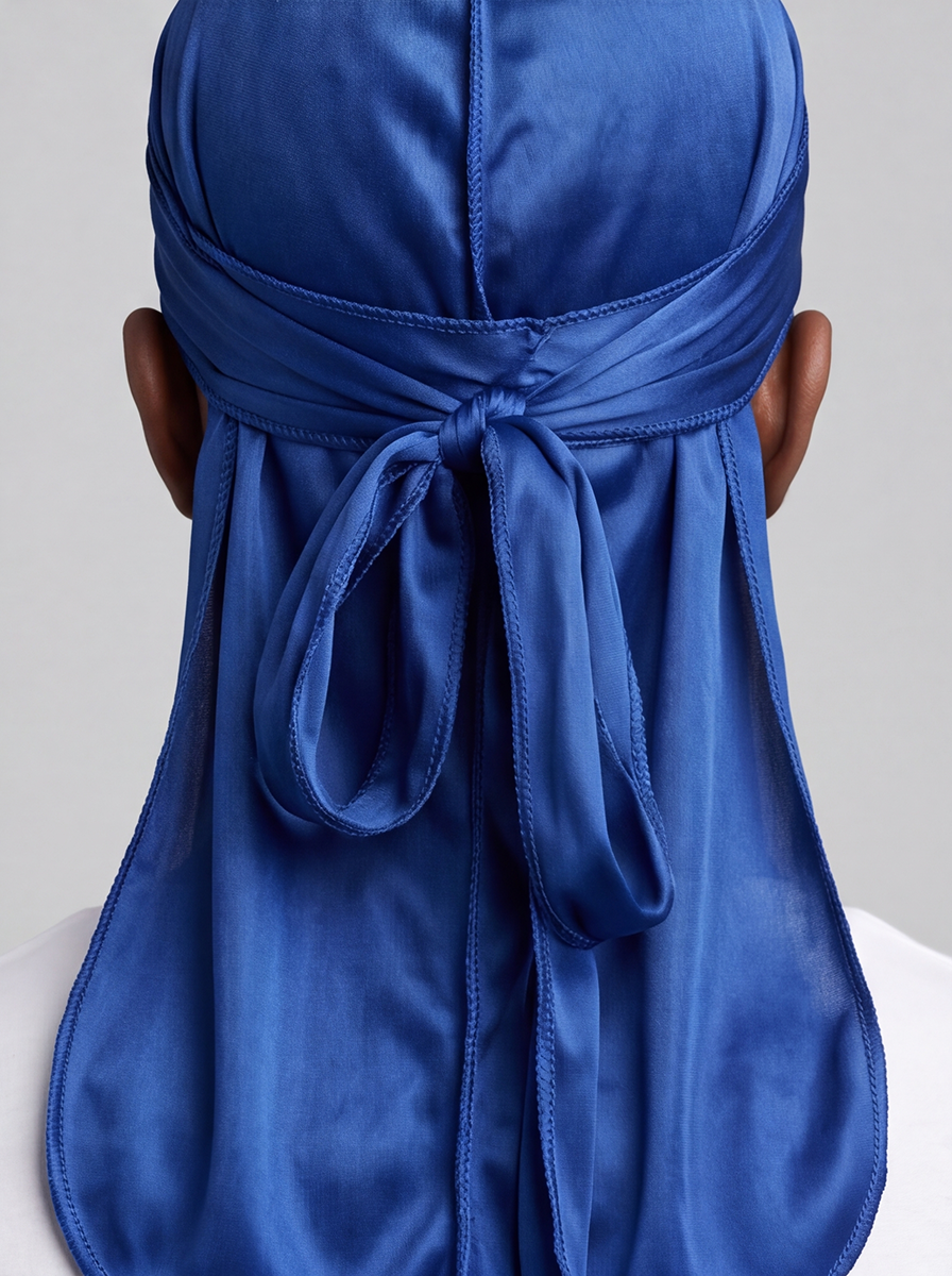 Blue Silky Durag