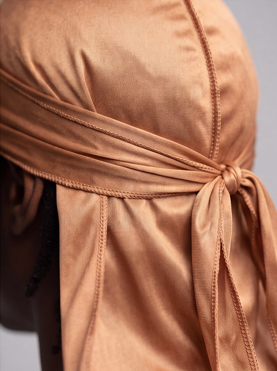 Brown Satin Durag