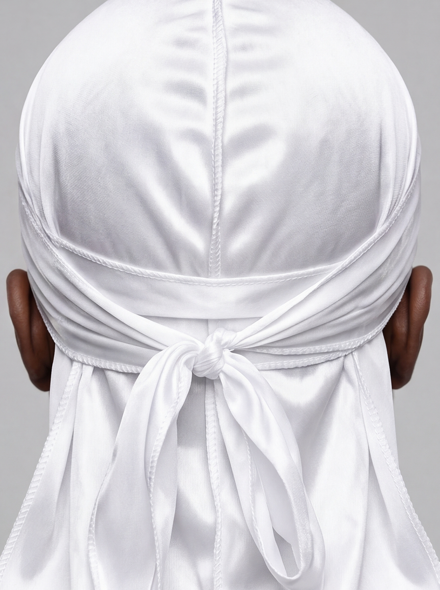 White Satin Durag