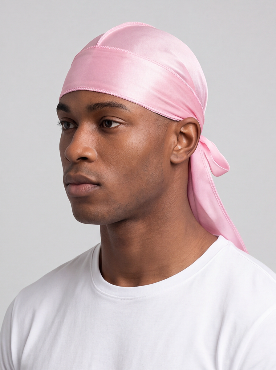 Pink Silky Durag