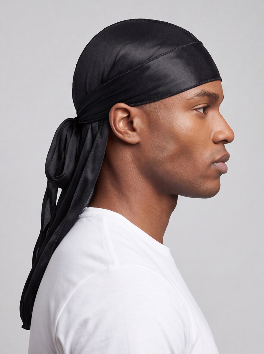 Black Silky Durag