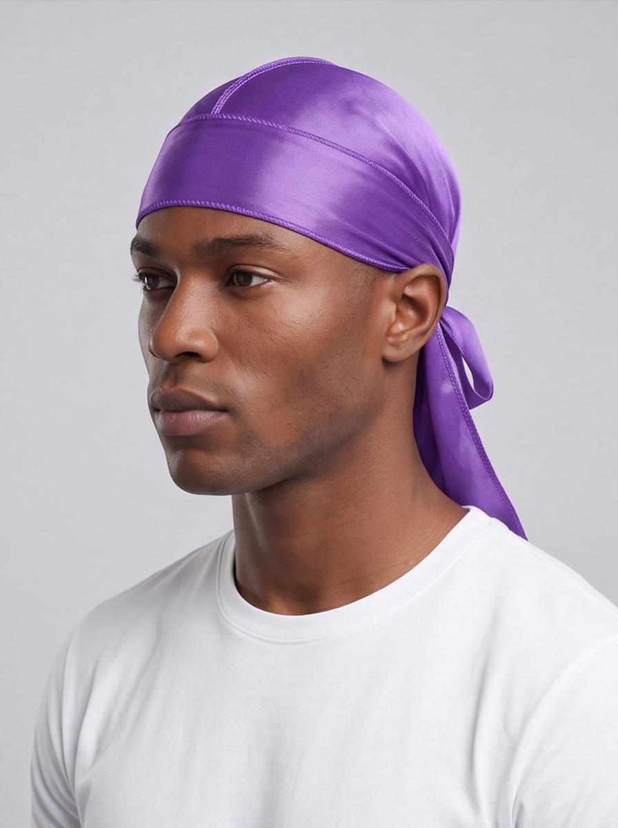 Purple Silky Durag