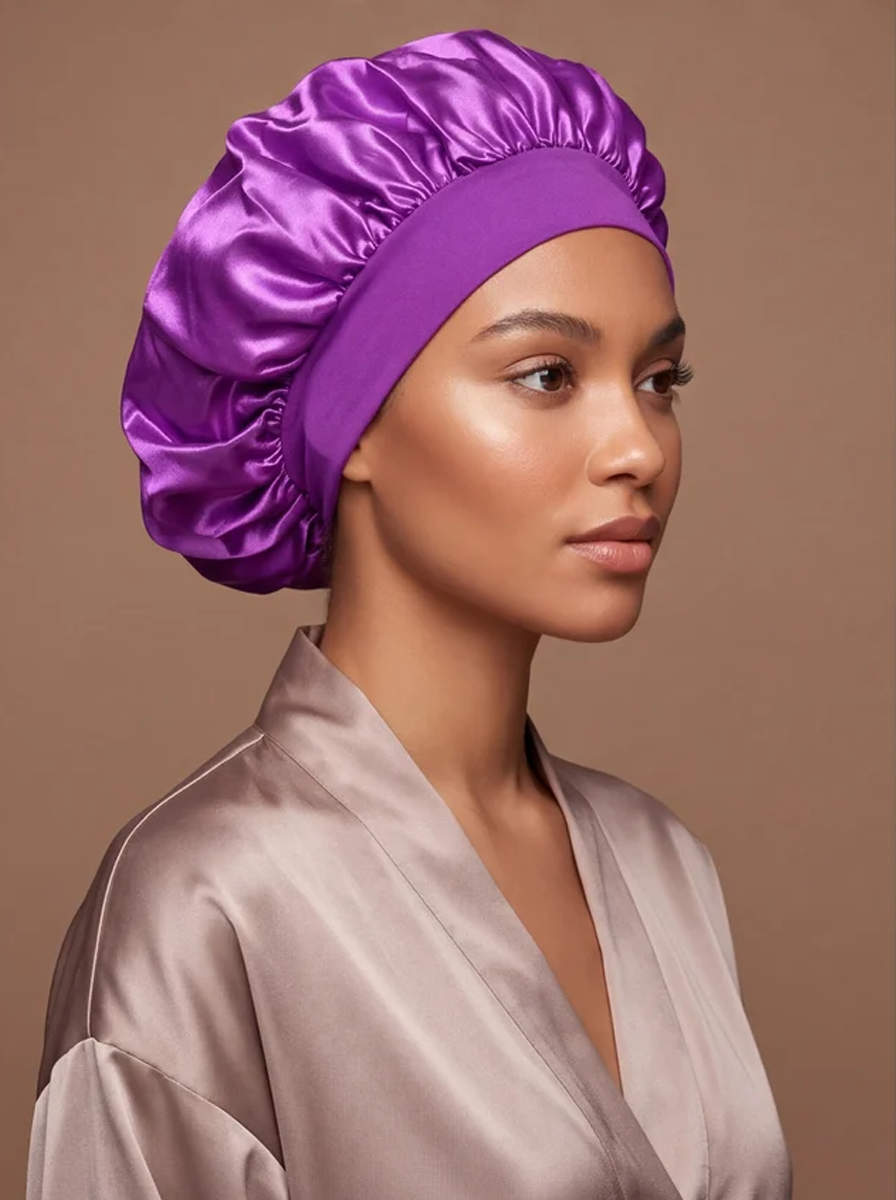 Purple Silky Bonnet