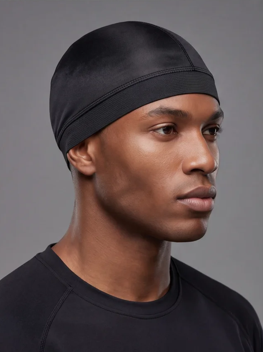 Black Skull Cap