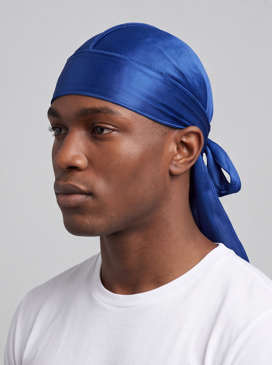 Blue Silky Durag