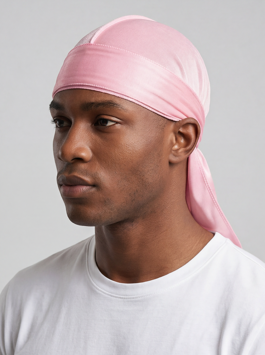 Pink Velvet Durag
