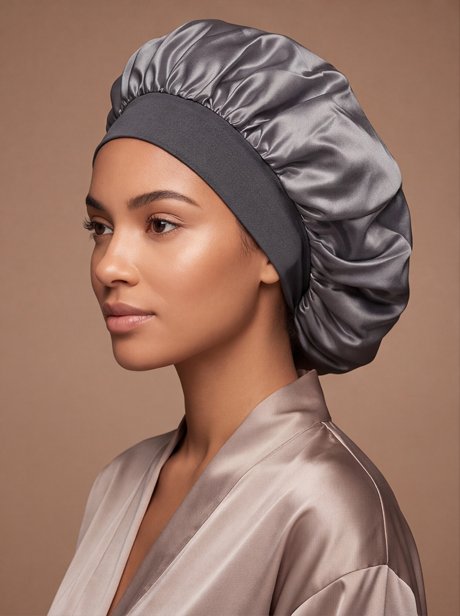 Grey Silky Bonnet